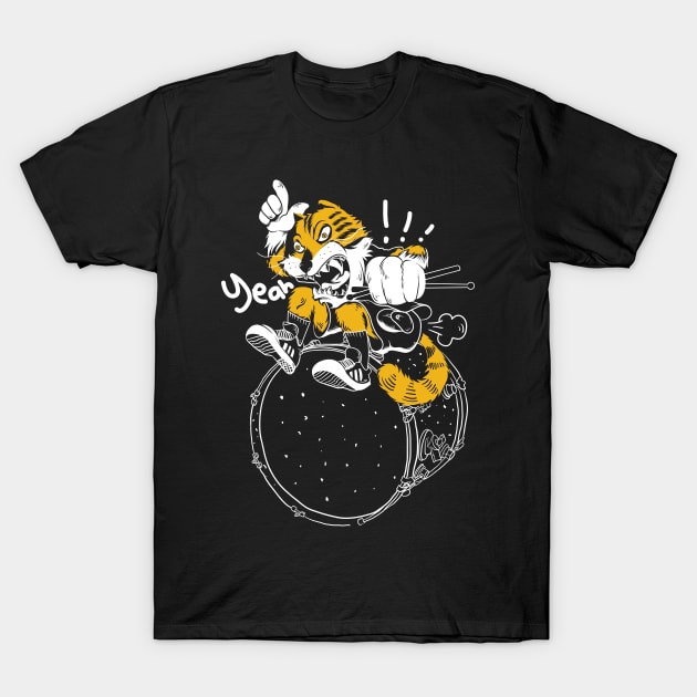 TigerDrum T-Shirt by driedsnot